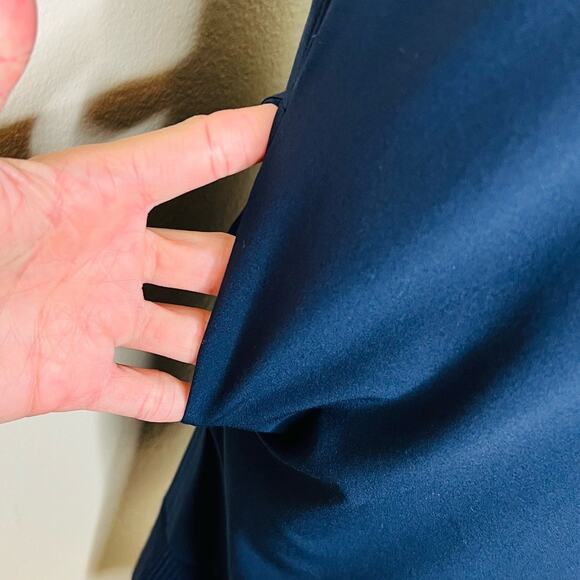 Athleta Zephyr Dress w Pockets XXS Womens Navy Blue Athletic Travel Athleisure - Picture 6 of 11